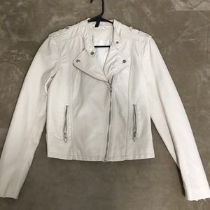 Faux leather jacket